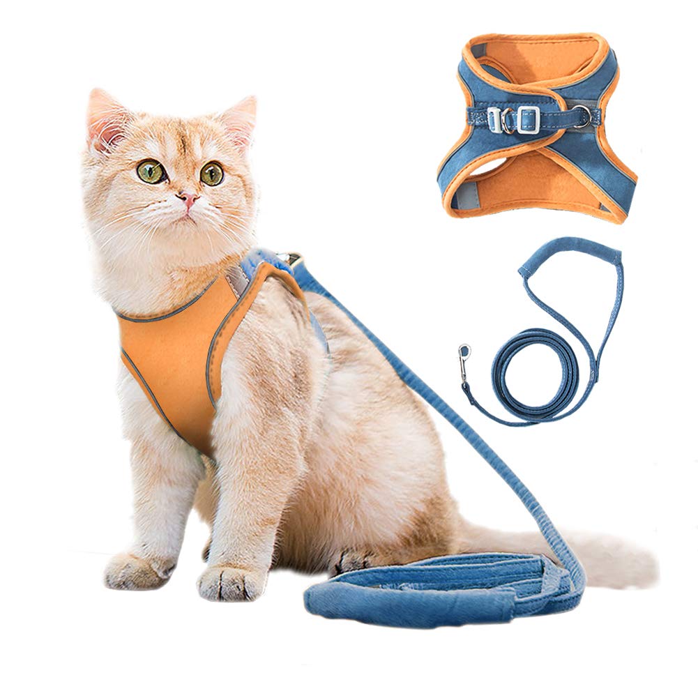 Cat Harness and Leash Set for Outdoor Cat Walking - Lozenza