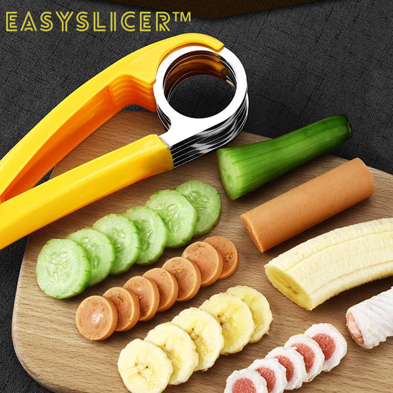 EasySlicer™ - Stainless steel vegetable and fruit slicer (1+1 FREE)