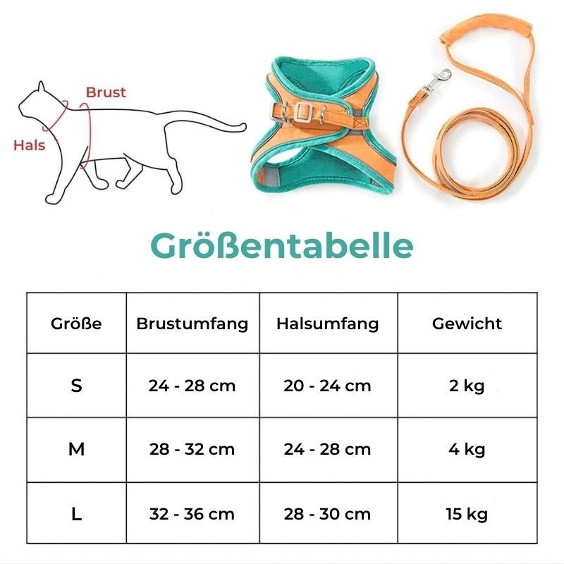 Katzengeschirr - Lozenza
