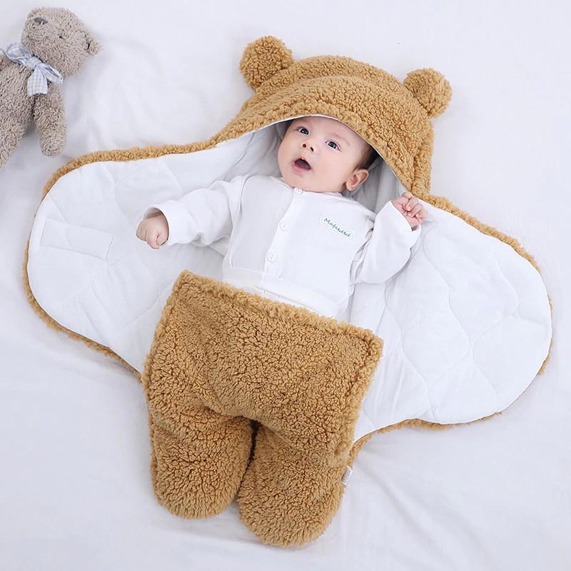 SleepyBear™️ Weiche Baby-Wickeltücher für Neugeborene - Lozenza